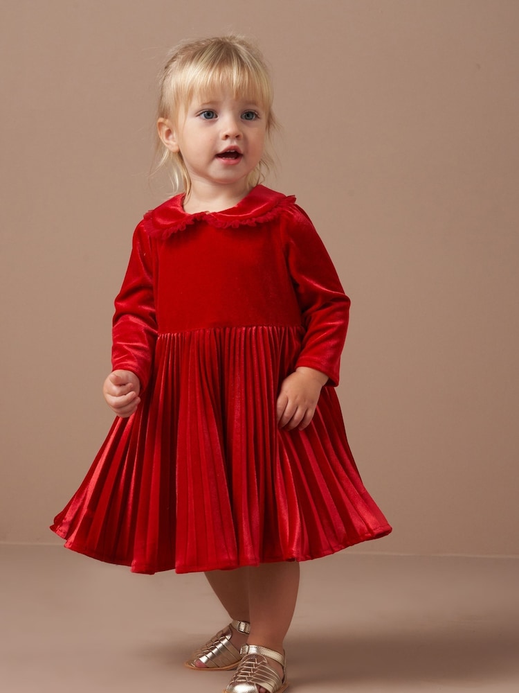 Angel & Rocket Red Charlotte Velvet Dress - Image 1 of 6