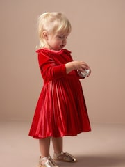 Angel & Rocket Red Charlotte Velvet Dress - Image 3 of 6