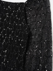 Angel & Rocket Black Astrid Star Mesh Top - Image 8 of 8