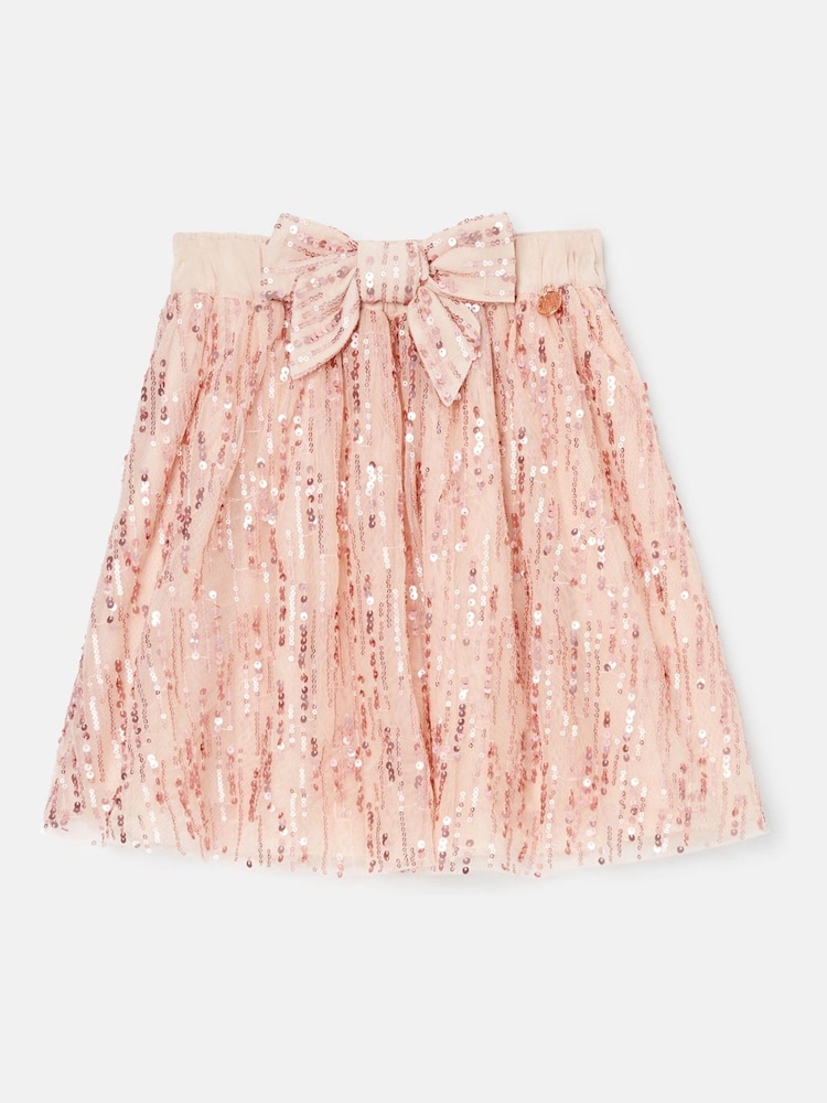 Angel & Rocket Pink Elle Sequin Skirt - Image 3 of 5