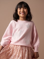 Angel & Rocket Pink Grace Wish Sparkle Jumper - Image 1 of 7