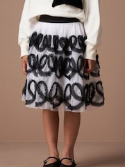 Angel & Rocket Black Petra Ribbon Bow Skirt - Image 1 of 6