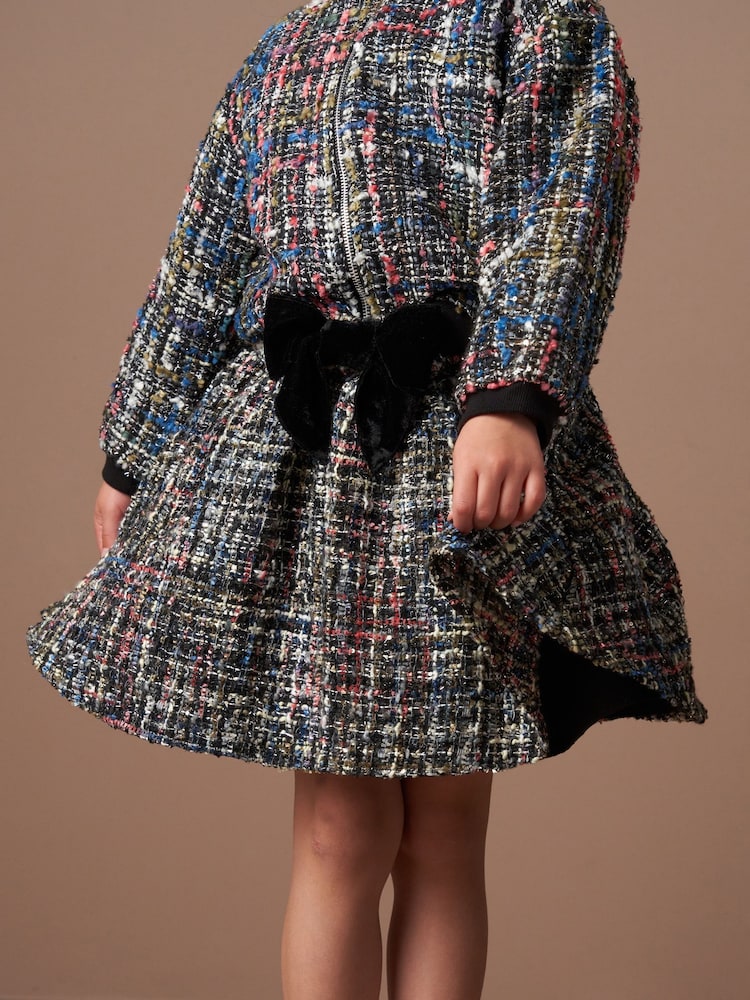 Angel & Rocket Black Dancia Tweed Skirt - Image 1 of 6