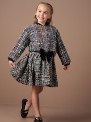 Angel & Rocket Black Dancia Tweed Skirt - Image 2 of 6