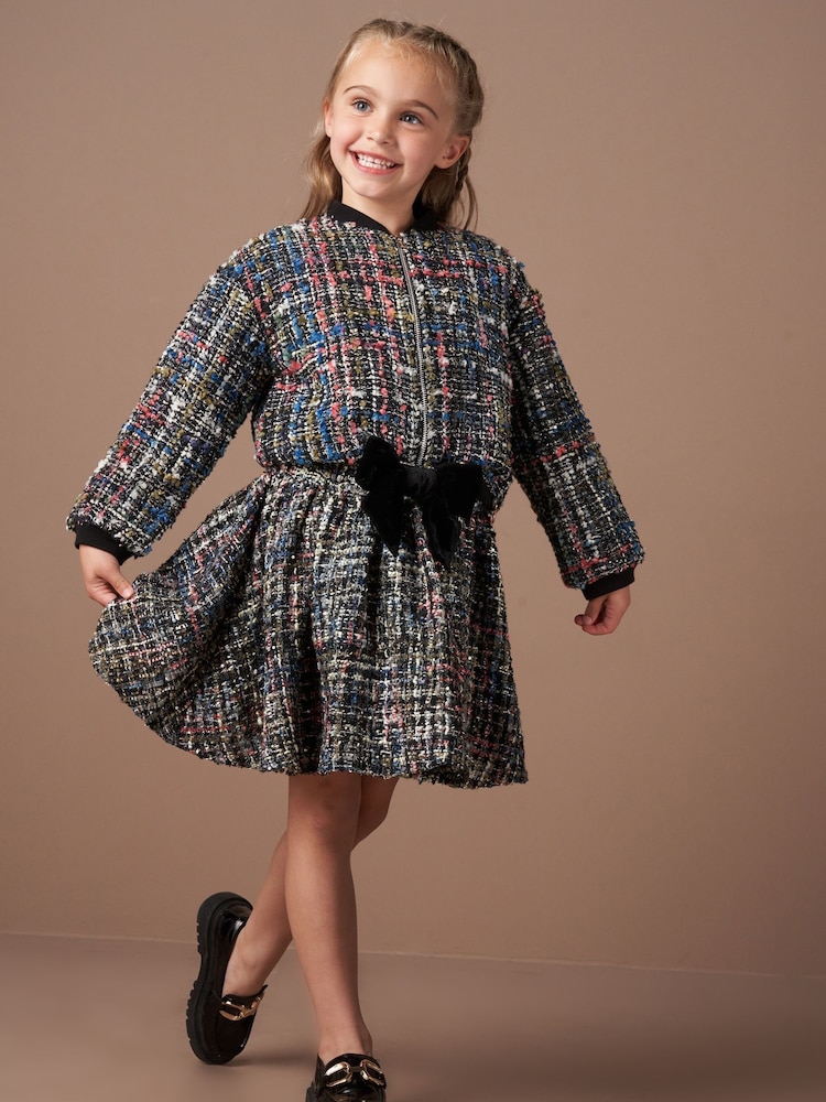 Angel & Rocket Black Dancia Tweed Skirt - Image 2 of 6