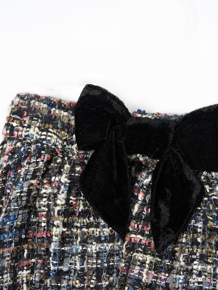Angel & Rocket Black Dancia Tweed Skirt - Image 6 of 6