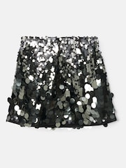 Angel & Rocket Silver Natala Disco A Line Skirt - Image 4 of 5