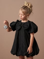 Angel & Rocket Black Nadia Puffball Bow Dress - Image 1 of 7