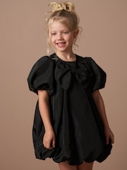 Angel & Rocket Black Nadia Puffball Bow Dress - Image 2 of 7