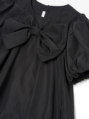 Angel & Rocket Black Nadia Puffball Bow Dress - Image 7 of 7