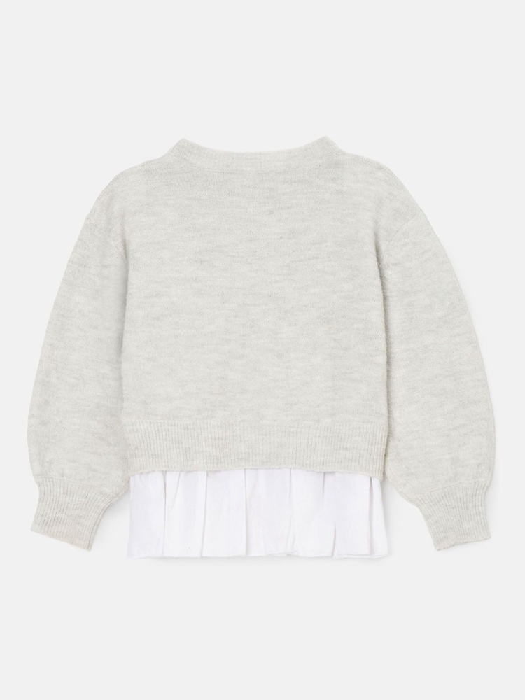 Angel & Rocket Grey Esther Believe Sparkle Jumper - Image 6 of 7