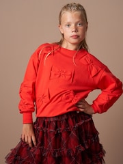 Angel & Rocket Red Riley Bow Sweatshirt - Image 3 of 7