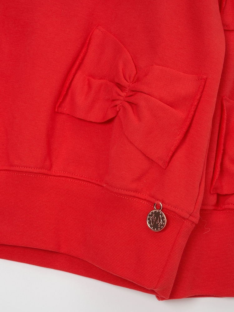 Angel & Rocket Red Riley Bow Sweatshirt - Image 7 of 7