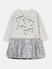 Angel & Rocket Silver Ella Sequin Sweat Dress - Image 5 of 7