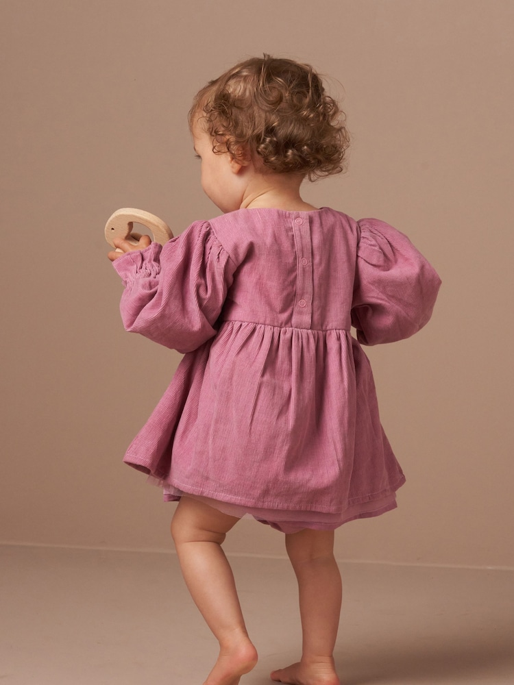 Angel & Rocket Pink Clara Needlecord Dress - Image 2 of 7
