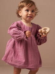 Angel & Rocket Pink Clara Needlecord Dress - Image 3 of 7
