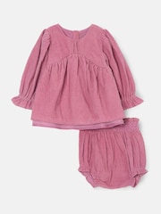 Angel & Rocket Pink Clara Needlecord Dress - Image 5 of 7