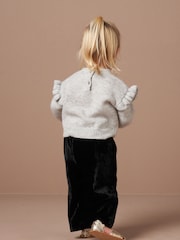 Angel & Rocket Black Sinead Velvet Leggings - Image 2 of 6