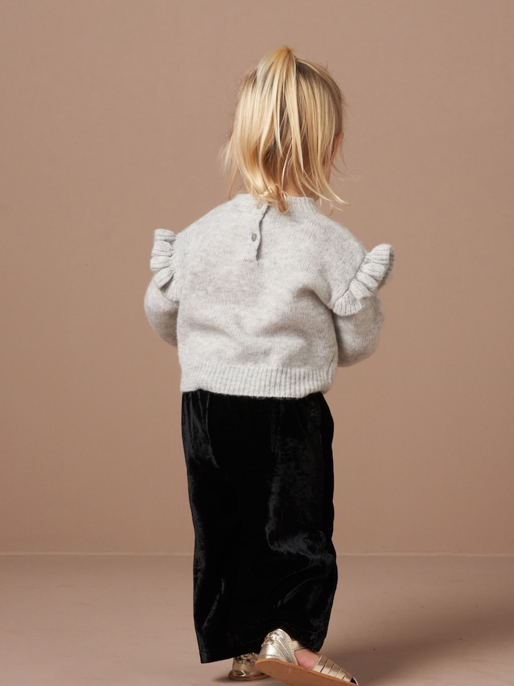 Angel & Rocket Black Sinead Velvet Leggings - Image 2 of 6