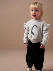 Angel & Rocket Black Sinead Velvet Leggings - Image 3 of 6