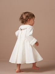 Angel & Rocket White Gabrielle Faux Fur Collar Dress - Image 3 of 8