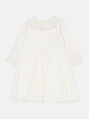 Angel & Rocket White Gabrielle Faux Fur Collar Dress - Image 7 of 8