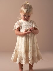 Angel & Rocket Natural Felicitie Lace Dress - Image 2 of 7