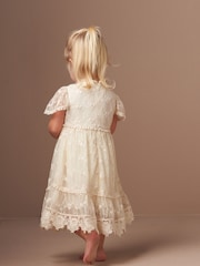 Angel & Rocket Natural Felicitie Lace Dress - Image 3 of 7