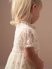 Angel & Rocket Natural Felicitie Lace Dress - Image 4 of 7