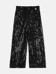 Angel & Rocket Black Sadie Tassel Sequin Trousers - Image 4 of 6