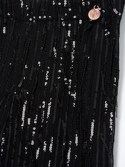Angel & Rocket Black Sadie Tassel Sequin Trousers - Image 6 of 6