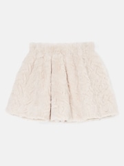 Angel & Rocket Natural Cecile Faux Fur Skirt - Image 3 of 5
