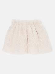 Angel & Rocket Natural Cecile Faux Fur Skirt - Image 4 of 5