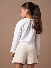 Angel & Rocket Natural Opal Natural Tweed Shorts - Image 2 of 7