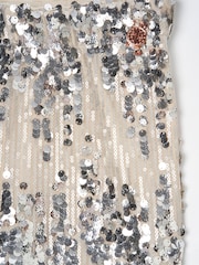 Angel & Rocket Silver Sadie Sequin Trousers - Image 7 of 7