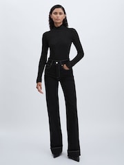 Paige Wide-Leg Cuffed Jeans - Image 1 of 6