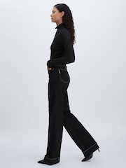 Paige Wide-Leg Cuffed Jeans - Image 4 of 6