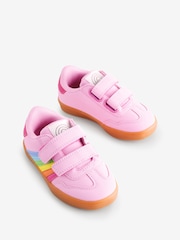 Little Bird by Jools Oliver Multi Younger Gum Sole Trainers with Rainbow Stripe - Image 2 of 5