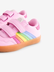 Little Bird by Jools Oliver Multi Younger Gum Sole Trainers with Rainbow Stripe - Image 3 of 5