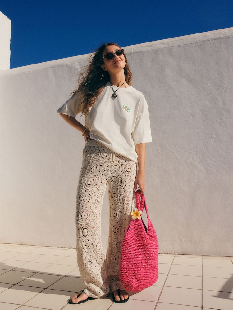 Blanco con mensaje "Picante" - Graphic Print Beach T-Shirt - Imagen 2 de 8 Blanco con mensaje "Picante" - Graphic Print Beach T-Shirt - Imagen 2 de 8