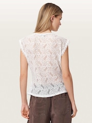 AllSaints White Vera Top - Image 5 of 7