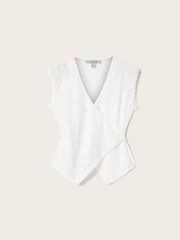 AllSaints White Vera Top - Image 7 of 7