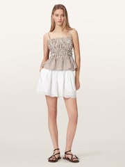 AllSaints Brown Kali Top - Image 2 of 6