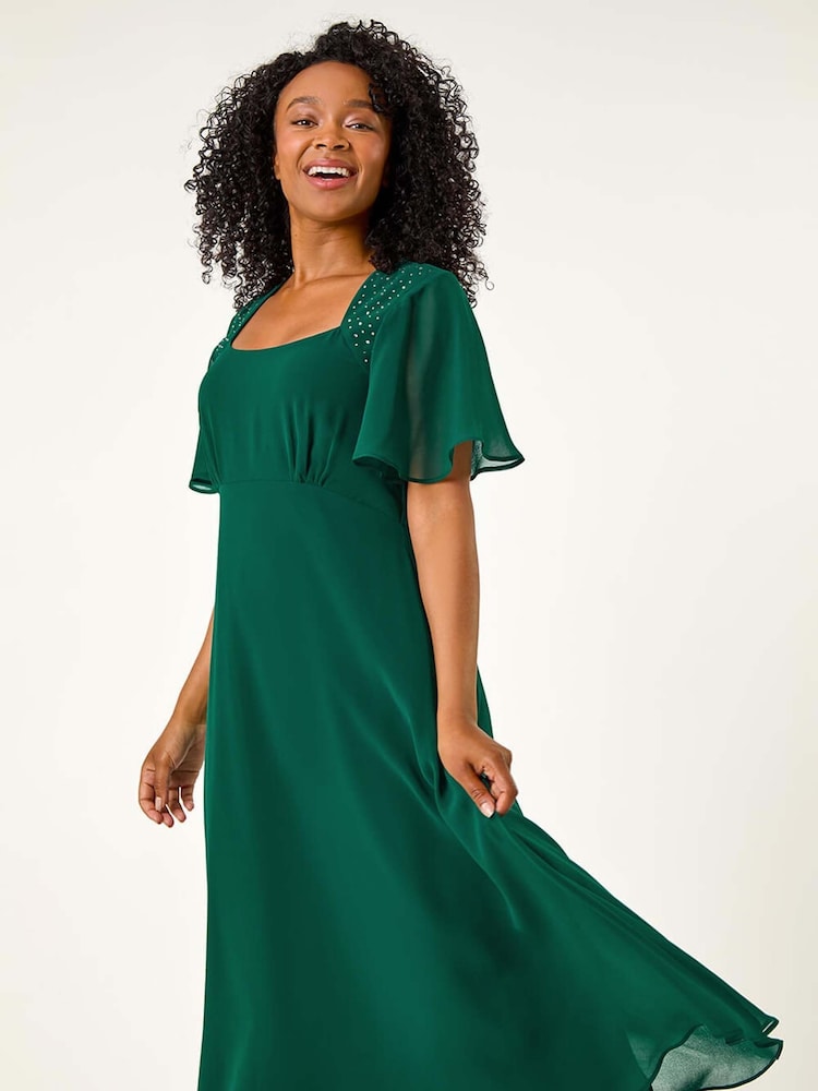 Roman – Midikleid mit Hotfix-Detail, Petite - Bild 1 von 5 Roman – Midikleid mit Hotfix-Detail, Petite - Bild 1 von 5