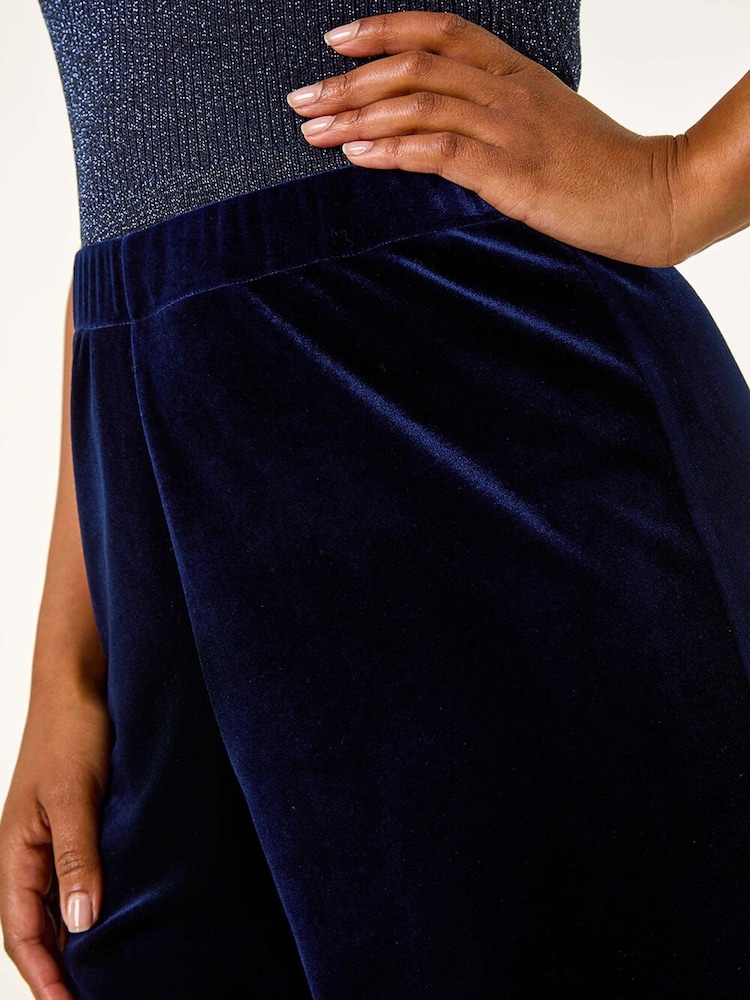 Roman Velvet Petite Wide Leg Stretch Trousers - Imagen 5 de 5 Roman Velvet Petite Wide Leg Stretch Trousers - Imagen 5 de 5