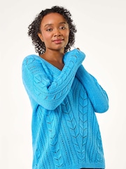 Roman Petite V-Neck Jumper - Imagem 4 de 5