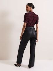 Phase Eight Black Melissa Straight Leg Trousers - Image 2 of 6