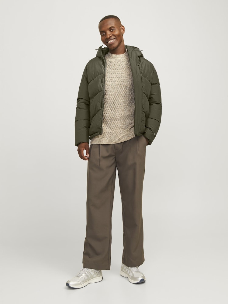 JACK & JONES Green Puffer Jacket - Image 1 of 6