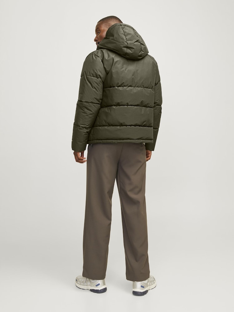 JACK & JONES Green Puffer Jacket - Image 3 of 6