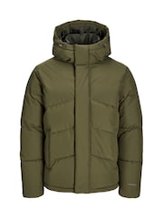 JACK & JONES Green Puffer Jacket - Image 6 of 6
